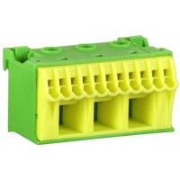 KN14E Клемма QuickConnect (3x16мм2 + 11х4мм2), 60 mm, Зеленая