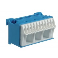 KN14N Клемма QuickConnect (3x16мм2 + 11х4мм2), 60 mm, Синяя